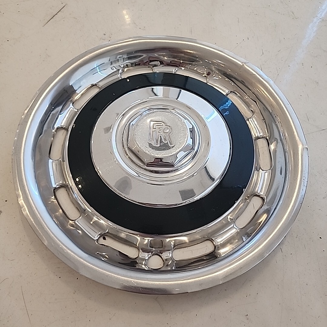 Vintage Rolls Royce Silver Hub Cap Wheel Dust Cover