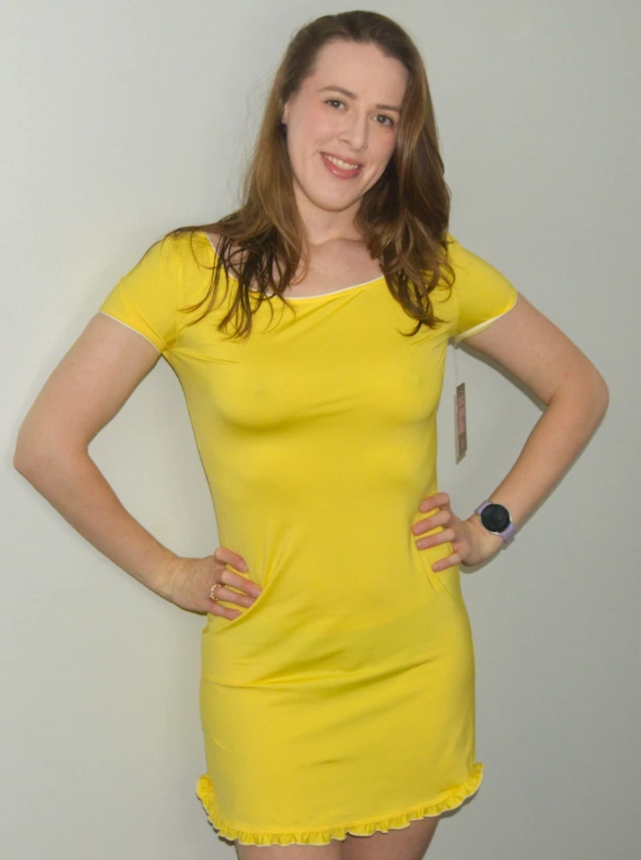 Ярко-желтая прозрачная накидка Juicy Couture T. Tart размер S - Изображение 3 из 4