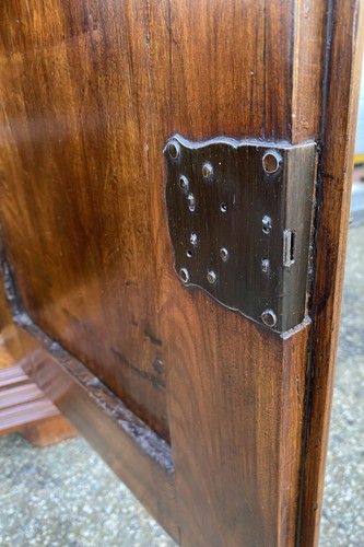 ANTICA PIATTAIA CREDENZA NOVECENTO PIEMONTESE PRIMI 1900 LEGNO BAROCCO DISPENSA - Foto 11 di 12