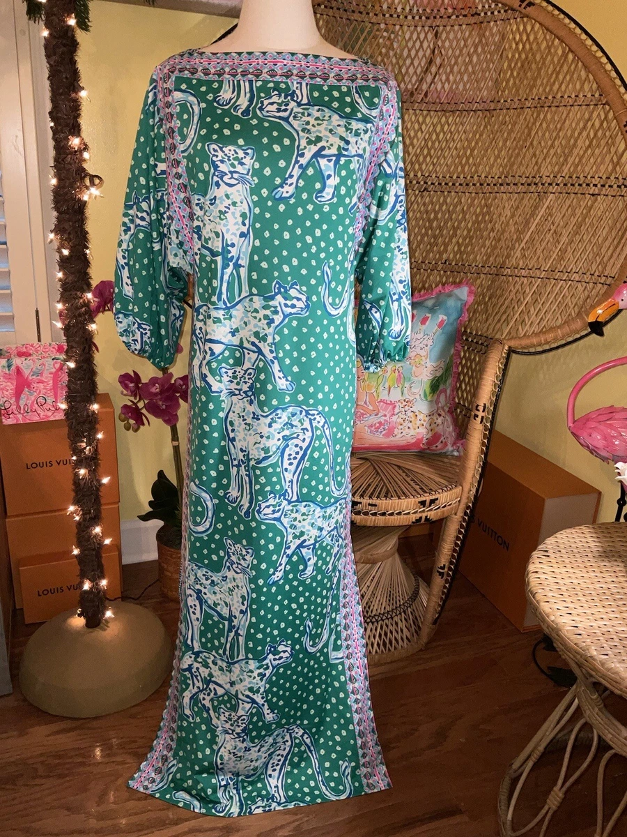 Lilly Pulitzer NWT 🦄 Silva Maxi Emerald On the Prowl 🦄 Size 0 | eBay