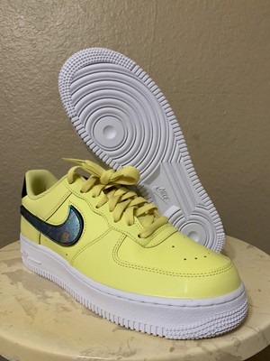 Nike Air Force 1 âYellow Pulseâ Removable Swoosh (CI0064-700) Menâs Sz 7.5/Wmn 9 193145553477 | eBay