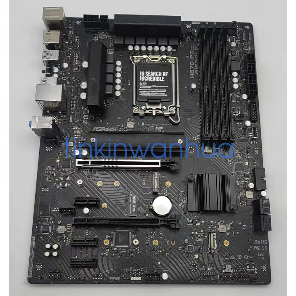 For ASRock H670 PG RIP TIDE Motherboard DDR4 DP ATX Mainboard 100