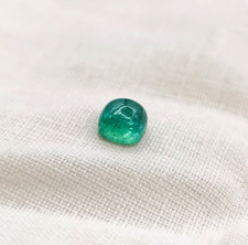 0.75CT Wonderful Sugarloaf 100 Natural Emerald Cabochon Loose Gemstone