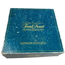Trivial Pursuit Master Game Genus Edition. Vintage Board Game Complete  (1981)