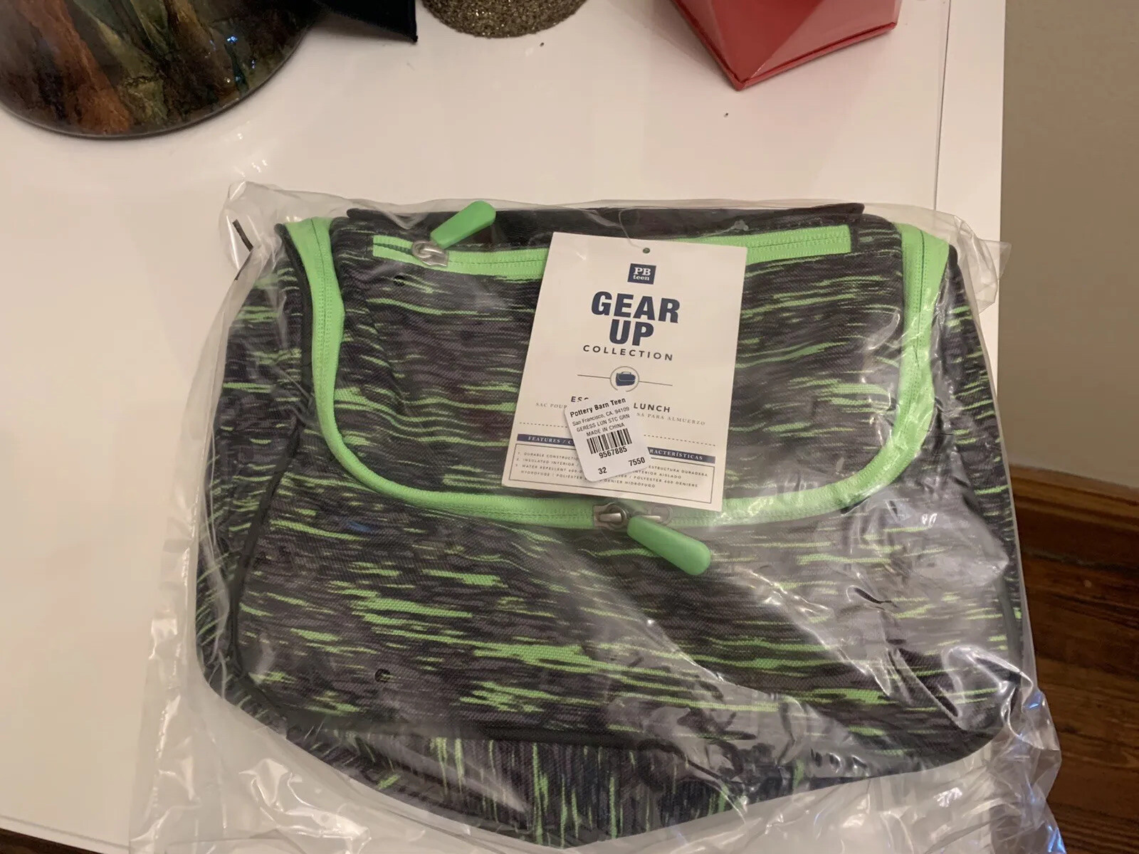 PONY Borsa pranzo scuola ceramica fienile ragazzo attrezzatura disney viaggio vacanza spazio regalo.