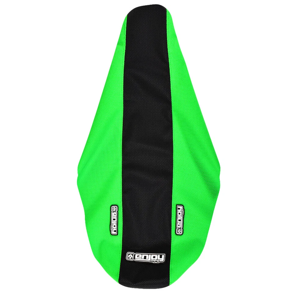 2013-2016 KAWASAKI KXF 250 SEAT COVER NEON FLO GREEN / BLACK STD GRIPPER  #65 - Image 2 of 3