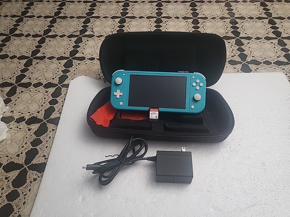 Nintendo Switch Lite 32GB Console - Turquoise Super Smash Bros