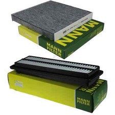 MANN-FILTER Filtersatz Innenraumfilter Luftfilter für Honda Accord VII Tourer