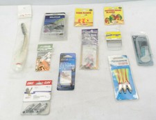 Mixed Fishing Lot Jigs, Floats, Weights, & Hooks Lot Various Sizes TF