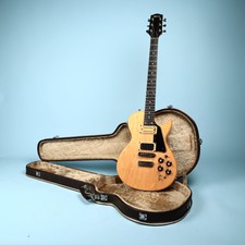 Vintage 1980s Carvin Cm130 Natural Single Cut Electric Guitar - Made In Usa