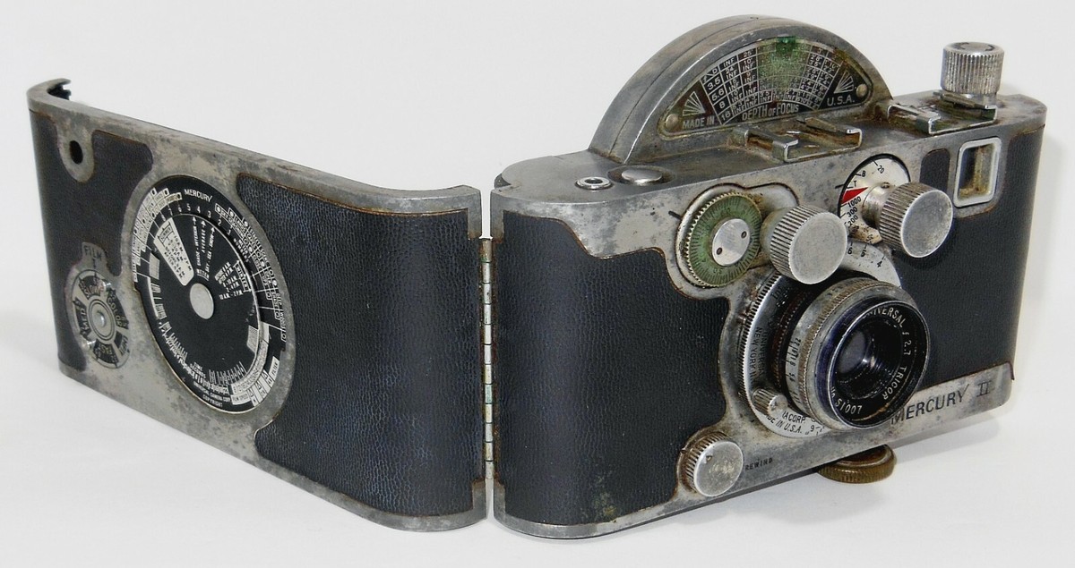 Vtg Collectors 1945 MERCURY II CX 35mm 1/2 Frame CAMERA w