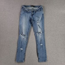 Levi's Demi Curve Size 5/27 Low Rise Skinny Jeans Retro Quality Denim Distressed
