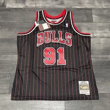Mitchell  Ness NBA Swingman Alternate Jersey Bulls 1995 Dennis Rodman-Men XL