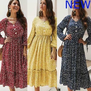 long sleeve floral cocktail dress