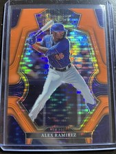 2023 SELECT FOTL ALEX RAMIREZ ROOKIE /8 ORANGE PULSAR PRIZM #179 METS