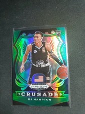 2020 Panini Prizm Draft Picks RJ Hampton Green Pulsar Prizm Crusade #93 Rookie