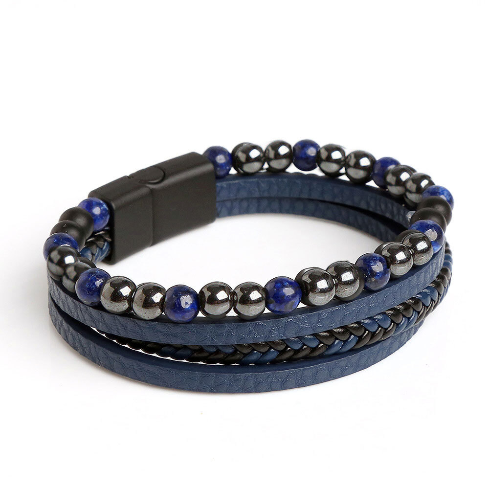 Humanic + Pro MAXHematie Beaded Bracelets, MAXHematie Men Women Leather