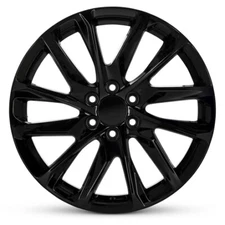 New Wheel For 2021-2024 Cadillac Escalade 22 Inch Gloss Black Alloy Rim