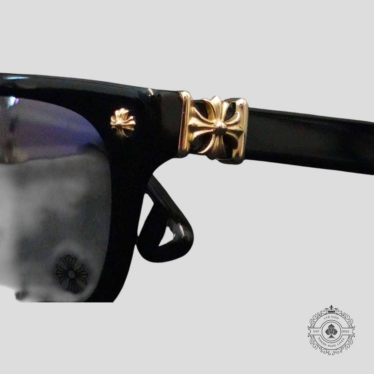 【美品】CHROME HEARTS　VAGILANTE 　ブラック　ゴールド Chrome Hearts Vagilante Sunglasses in Black/Gold | eBay