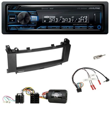 Alpine USB Bluetooth DAB Lenkrad Autoradio für Mercedes A-Klasse B-Klasse 2005-2 - Bild 1 von 4