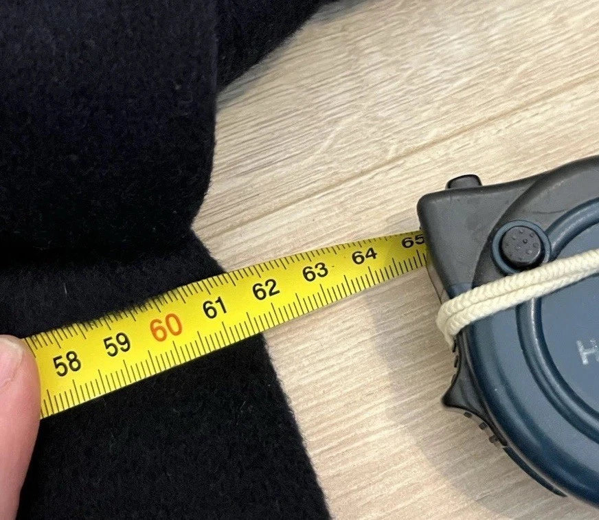 Wool Coat XL (42) Di Caprio Double Breasted Jacket XL NAVY virgin New Wool - Image 4 of 4