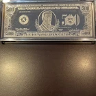 Washington Mint 4 oz. .999 Fine Silver Bar  2005 $500 Bill In Capsule