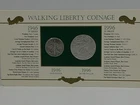 PCS Postal Commemorative Society Silver Walking Liberty Coinage Set- 1946 + 1996