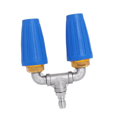 #ad 1PCS New 360° Rotating Pressure Washer Dual Turbo Nozzle 1 4quot; Quick Connector $24.69