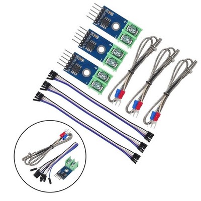 3 Stück DC 3-5V MAX6675 K Typ Thermoelement Temperatursensor Kit für Arduino
