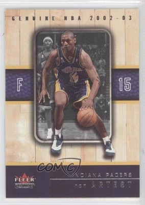 2002-03 Fleer Genuine Metta World Peace Ron Artest #49 0a1