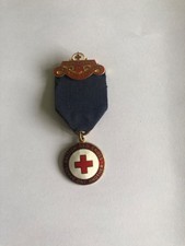 British Red Cross Proficiency in Junior Red Cross Work Medal Badge.