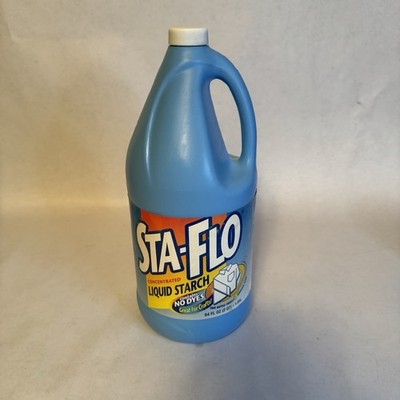 Purex Sta Flo Liquid Starch Concentrated 64 Oz Crafts, Discontinued, 80% Full