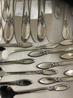 Oneida Community SPRING ROSE Stainless Flatware 31pc Knives Spoons Forks. F3a — photo 2