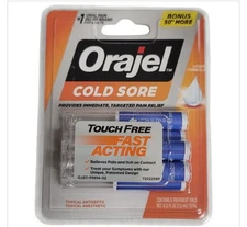 Orajel Touch-Free Applicator for Cold Sores - 6 count