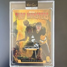 Wild Card Turf Monsters Jaromir Jagr 2025 1/1 Hockey Trading Card