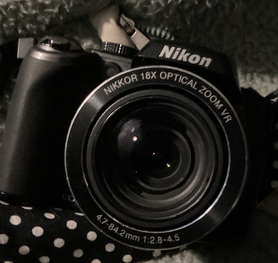 Nikon COOLPIX P80 10.1MP 18x Zoom Digital Camera Black with Case takes great pix