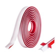 Flexible Quarter Round Molding Trim - 118" Self-Adhesive Silicone Shoe 3m