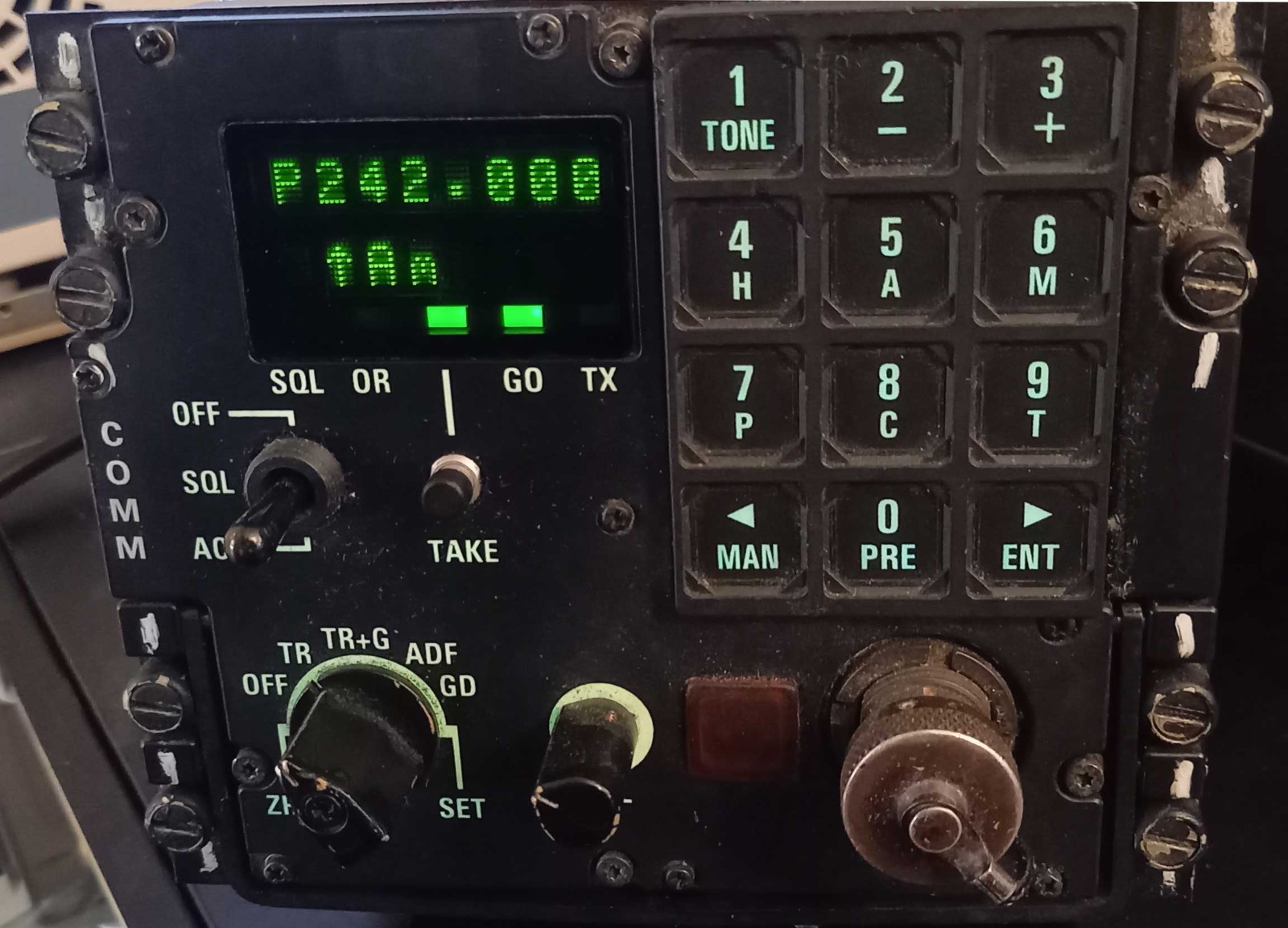 Aircraft Radio Rohde & Schwarz MR6000L M3AR VHF UHF  AN/ARC-238 ARC-164 182 R&S