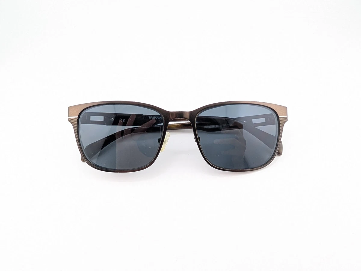 Balmain BL 1046 A 01 Black Eyeglass Frames 54-16-140 Made in France Designer Balmain Eyeglasses Frames Only BL 1046 03, 53-16-140  main image 2