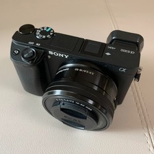 Sony Alpha A6300 24MP Mirrorless Camera W/16-50mm Power Zoom Lens Black - Tested
