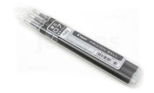 10 x 3 pcs. PILOT FRIXION ERASABLE BALL POINT GEL PEN REFILL Black 0.7mm Fine
