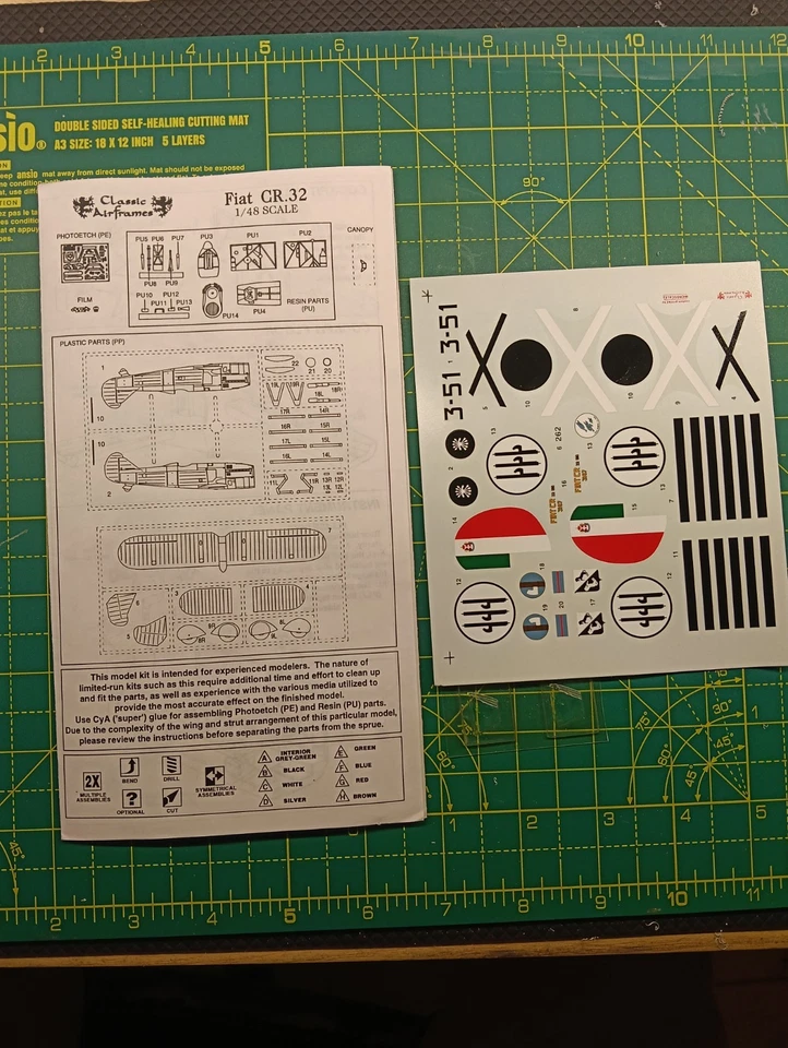 FIAT CR-32     1/48 Classic Airframes - Immagine 4 di 4