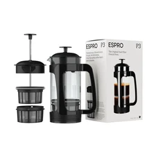 ESPRO - P3 French Press Coffee Maker – Patented Double Microfilter for Slu