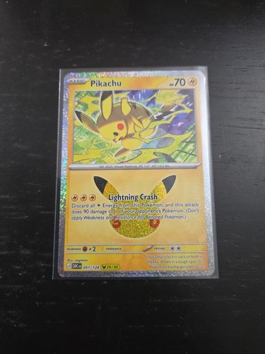 Pikachu 29/30 - 051/128 - ME: 30th Celebration.