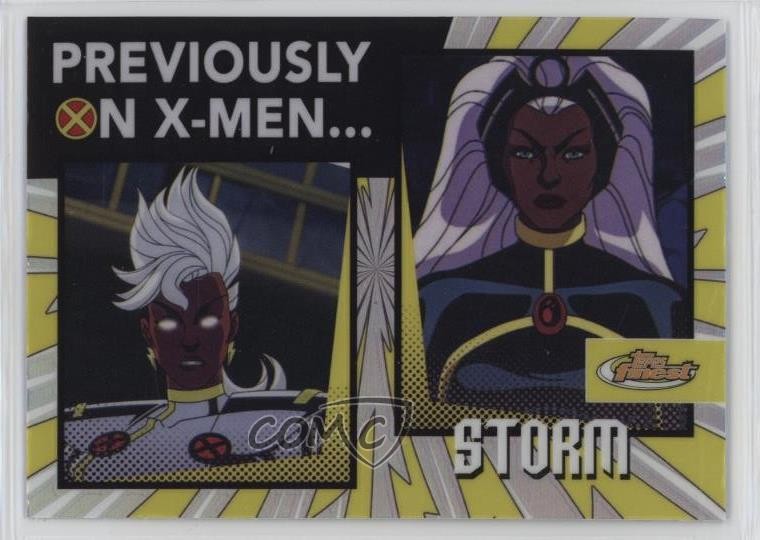 2025 Topps Finest X-Men '97 Previously On X-Men Storm #PO-6 10qd