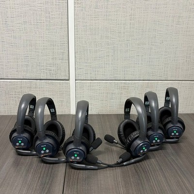 USED - Eartec Ultralite Wireless PRO16 Dual Ear Headsets for 6 Users (ETP6D)