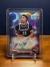 2023-24 Bowman Best University Anton Watson Auto Refractor #/125 Gonzaga
