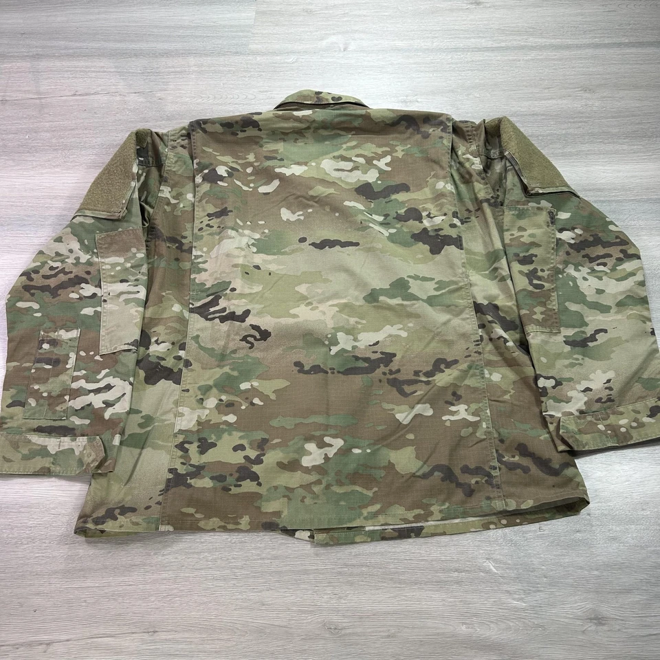 US Army Jacket Mens Extra Large Camo OCP ACU Combat Coat Ripstop Military - Image 2 of 4