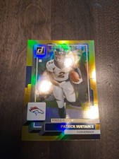 Patrick Surtain-2022 Panini Donruss Press Proof Premium Gold #270 Broncos