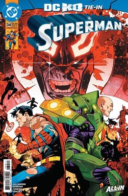 Superman #34 DC K.O. Tie-In Dan Mora Regular Cover Near Mint